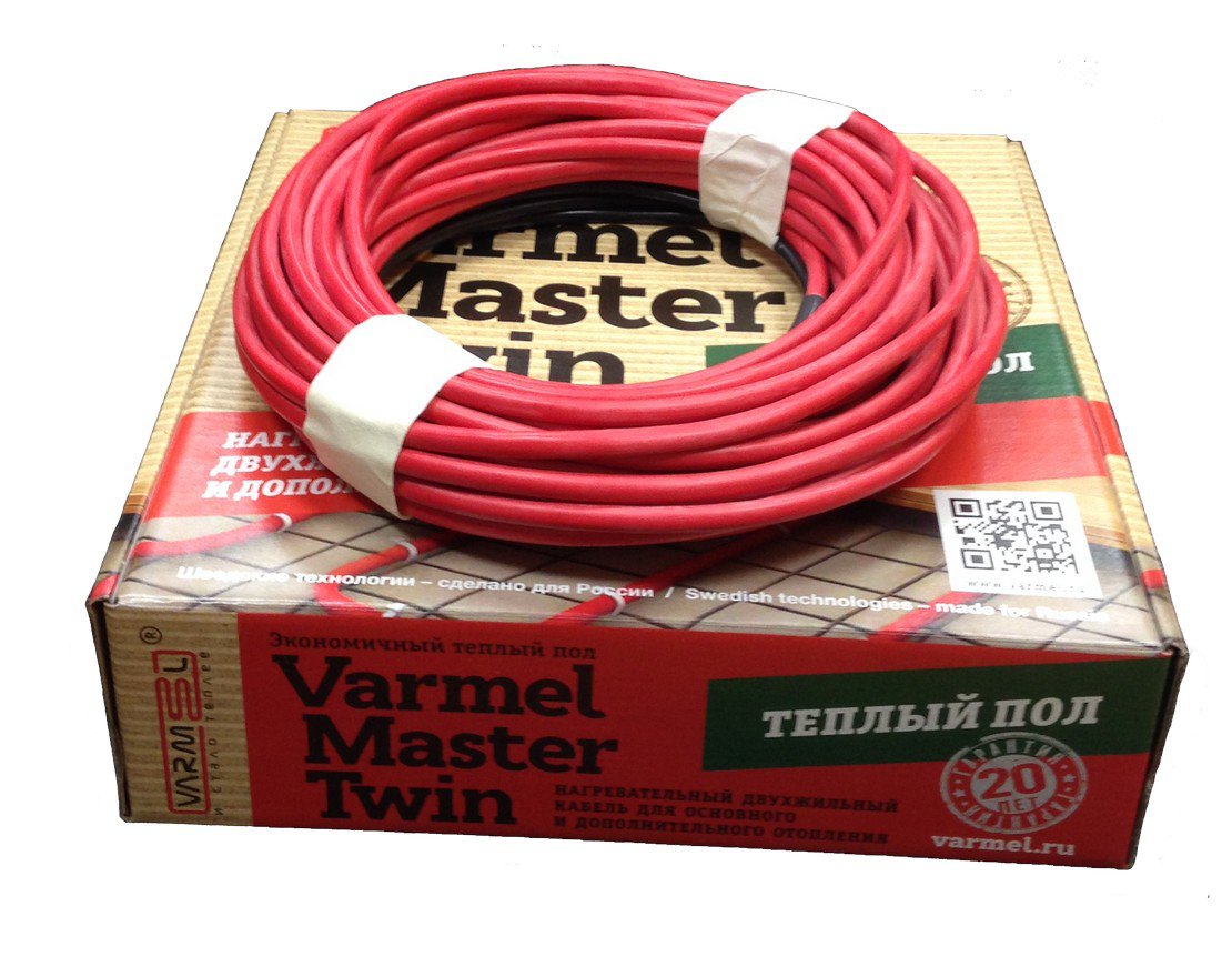 Нагревательный кабель Varmel Master Twin-18,5 (185-3600 Вт)